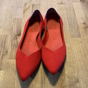 Rothy’s - The Point - red, size 10